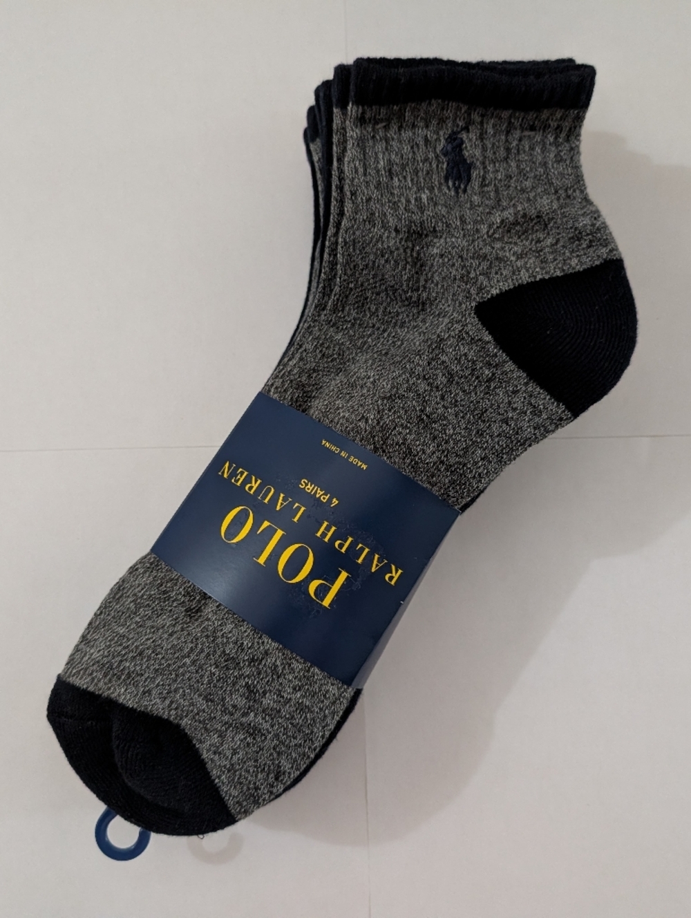 Polo Ralph Lauren 1/4 Socks 4 Pack L